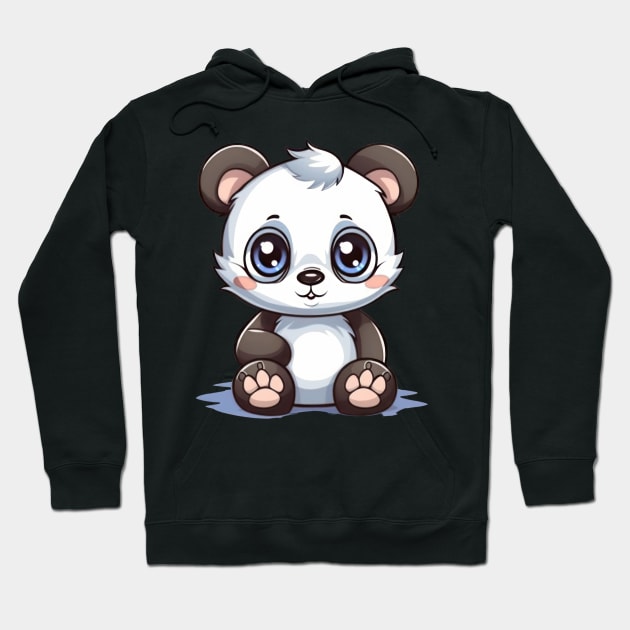 This baby panda cartoon is too cute to handle Hoodie by Pixel Poetry